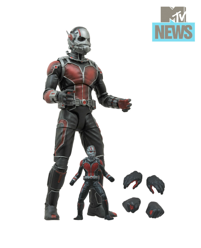Illustration for article titled Of Course The First Ant-Man Figure Comes With A Tiny Ant-Man Too